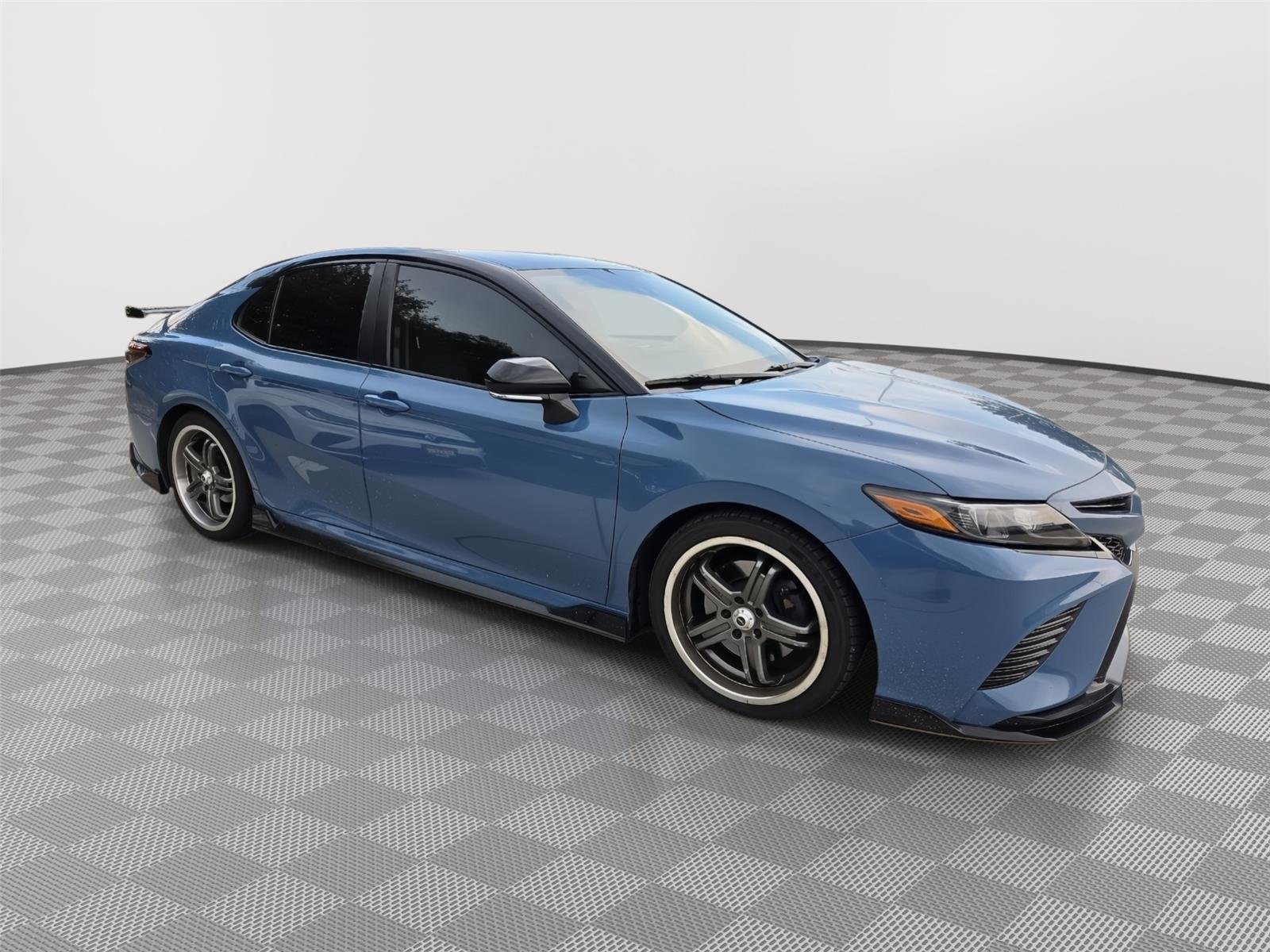 Used 2022 Calvary Blue w/Midnight Black Metallic Roof Toyota TRD image 1
