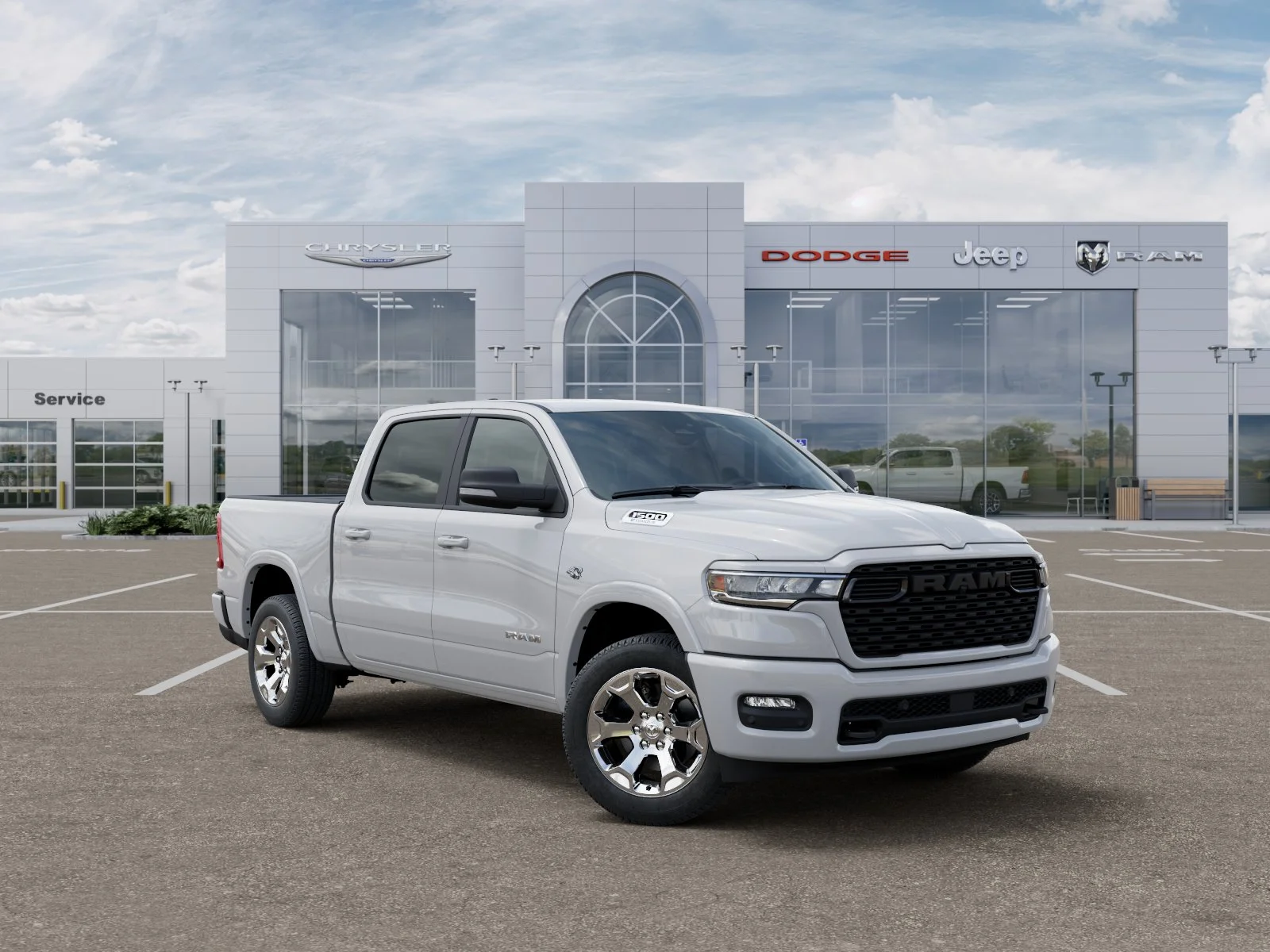 New 2026 Bright White Clearcoat RAM Big Horn/Lone Star image 35