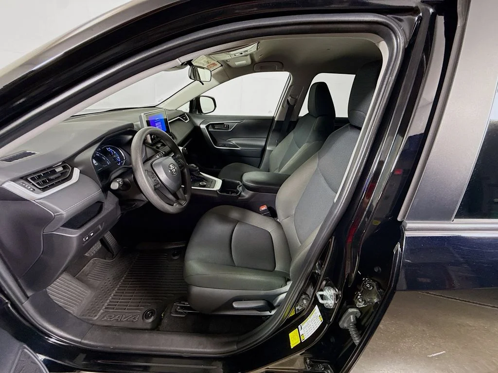 Certified Used 2025 Midnight Black Metallic Toyota Hybrid LE image 18