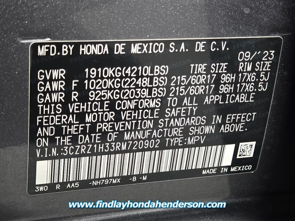 2024 Honda HR-V LX - Photo 13