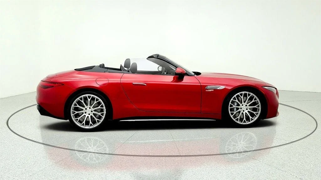 Used 2025 MANUFAKTUR Patagonia Red Metallic Mercedes-Benz AMG® SL 43 Roadster, Performance Trim Line w/ Burmester Audio image 4