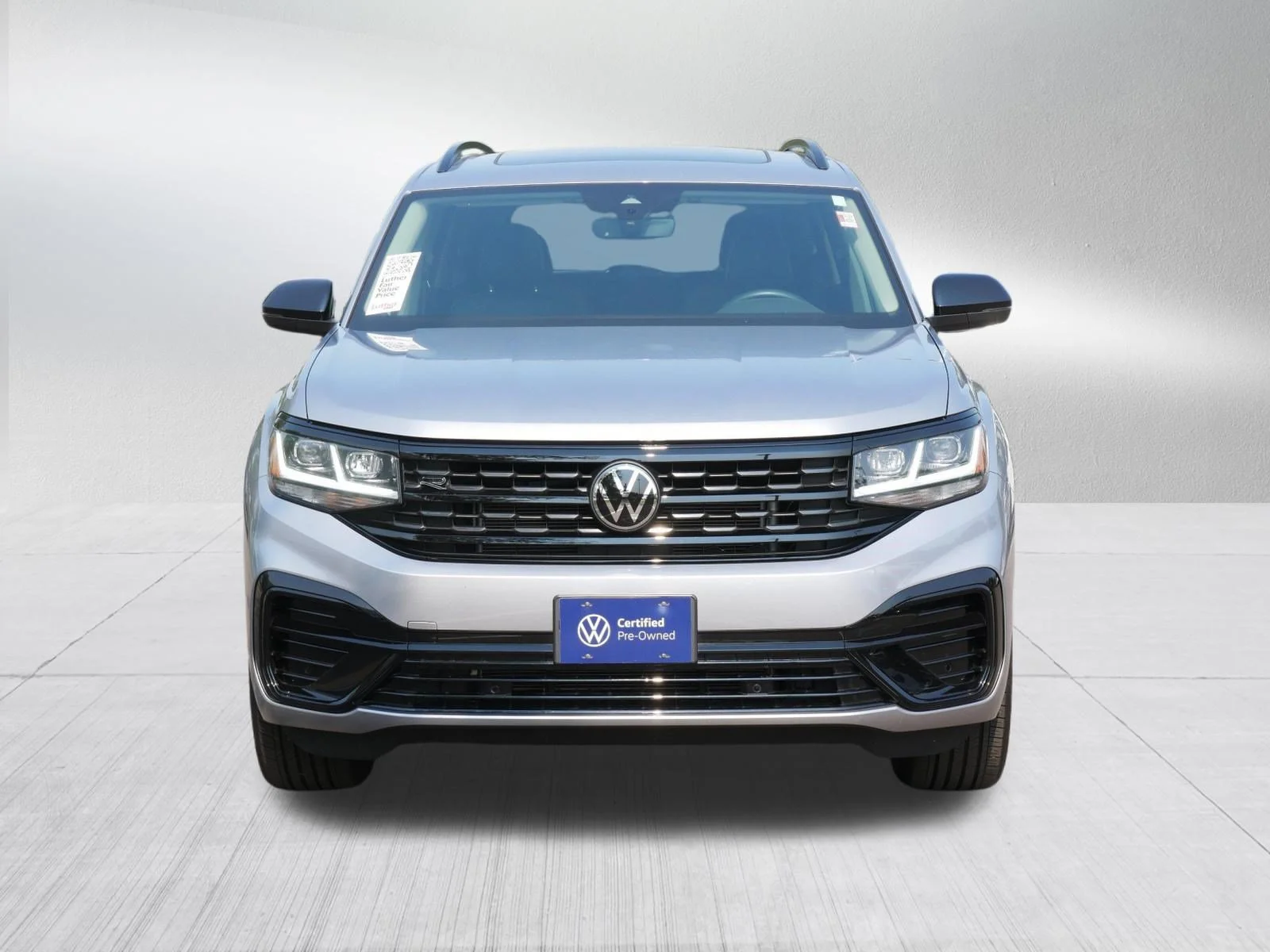 Certified 2023 Volkswagen Atlas SEL R-Line Black with VIN 1V2SR2CA0PC543953 for sale in Burnsville, Minnesota