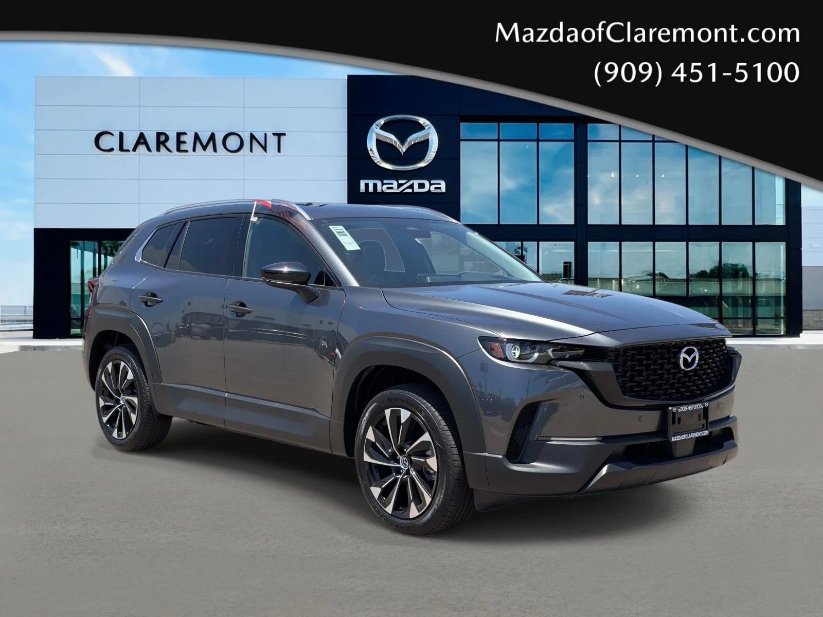 New 2026 Machine Gray Metallic Mazda Premium Plus AWD image 1