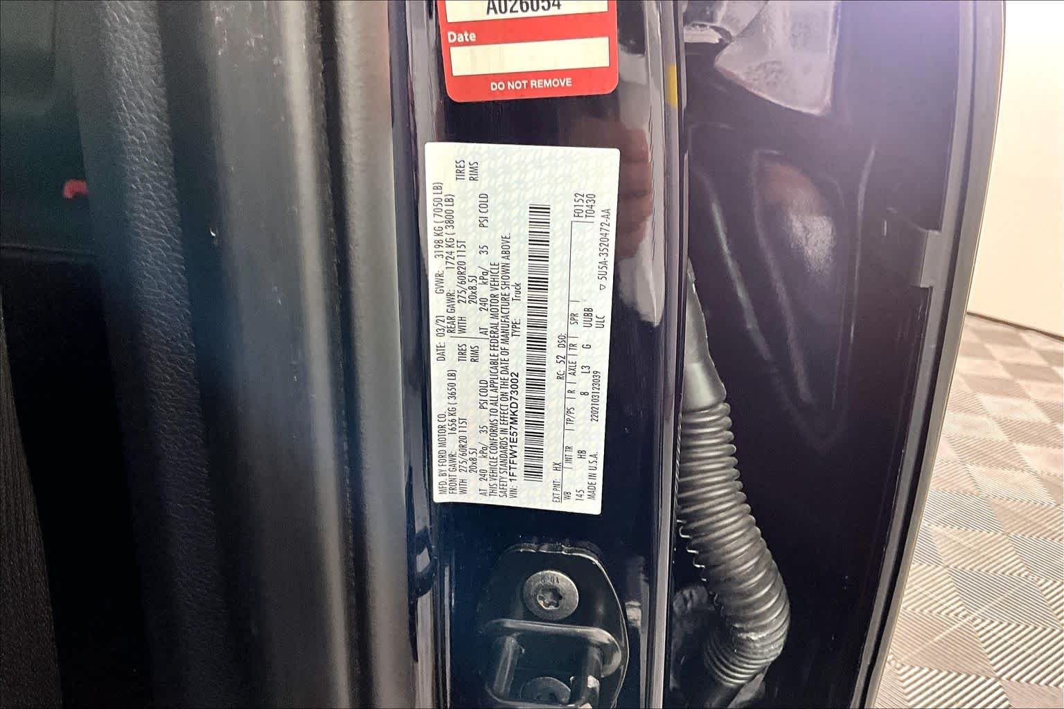 Used 2021 Antimatter Blue Ford LARIAT image 33