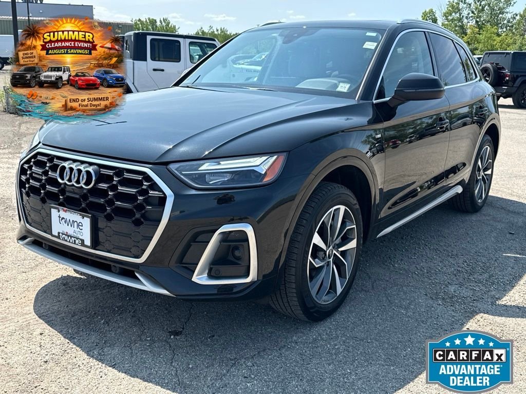 Used 2022 Black Audi 45 S line Premium image 1