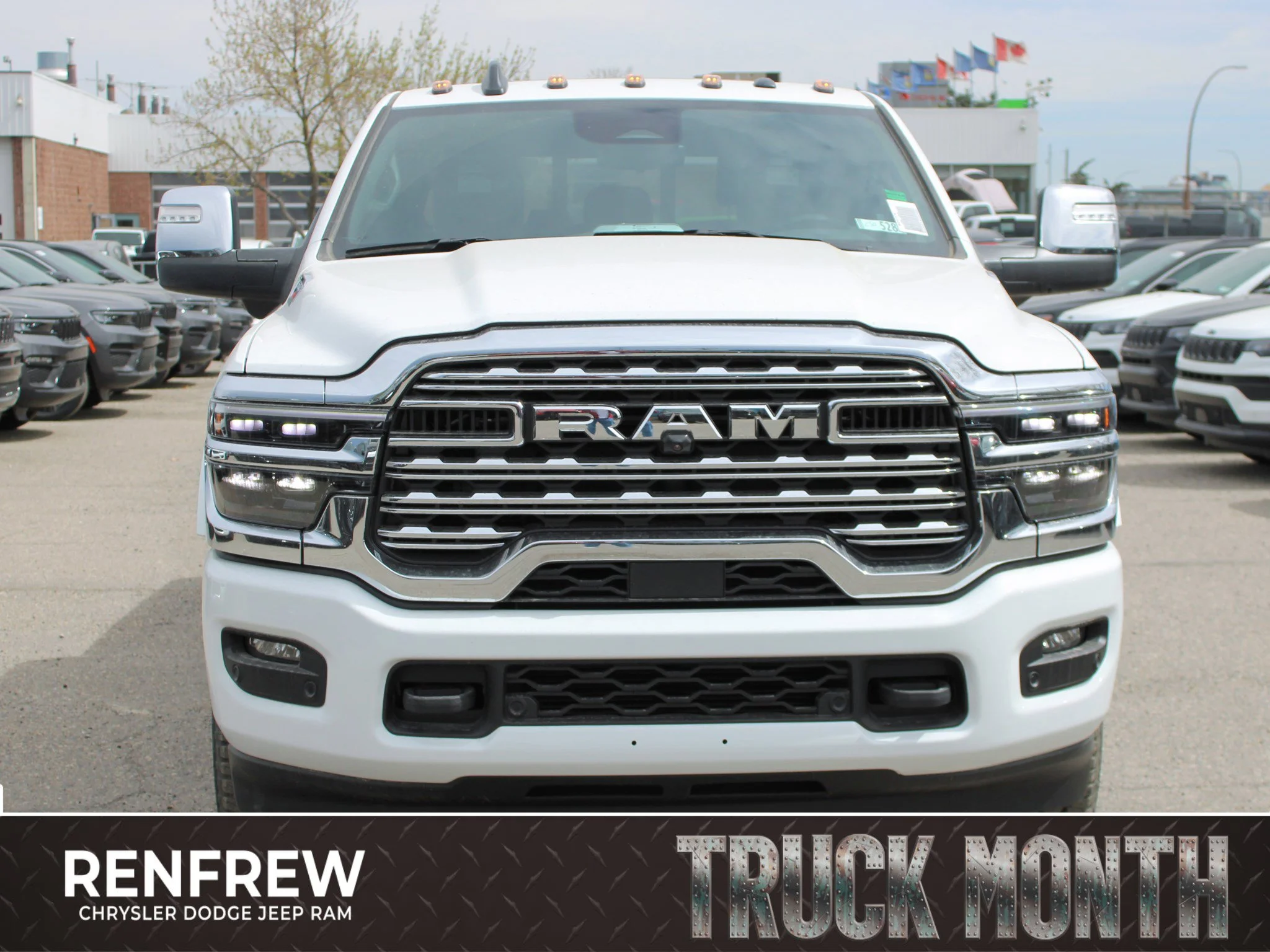 New 2025 White RAM Limited Mega Cab image 8