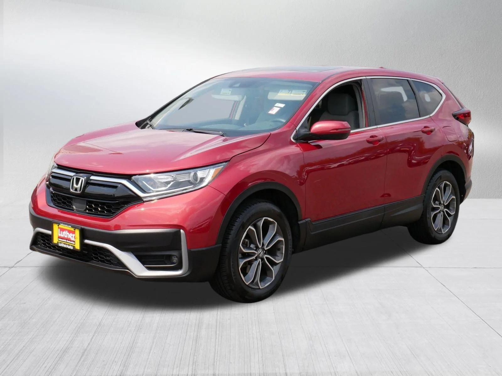 Used 2021 Radiant Red Metallic Honda EX image 3