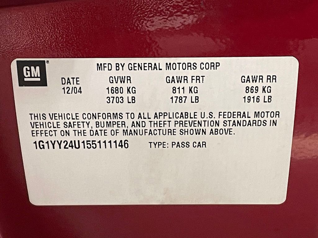Used 2005 Magnetic Red Metallic Chevrolet NA image 55