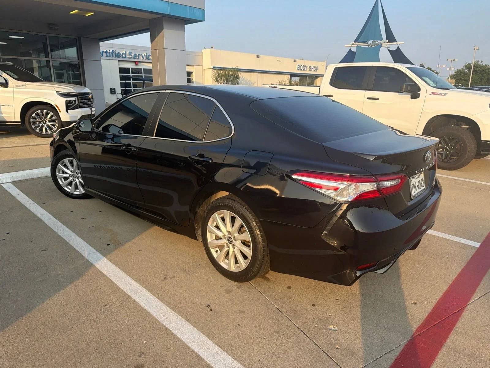 Used 2020 Black Toyota SE image 3