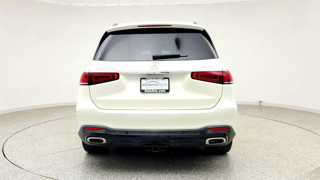 Used 2021 designo Diamond White Bright Mercedes-Benz GLS 580 4MATIC® SUV w/ Driver Assist Pkg Plus & Night Pkg image 6