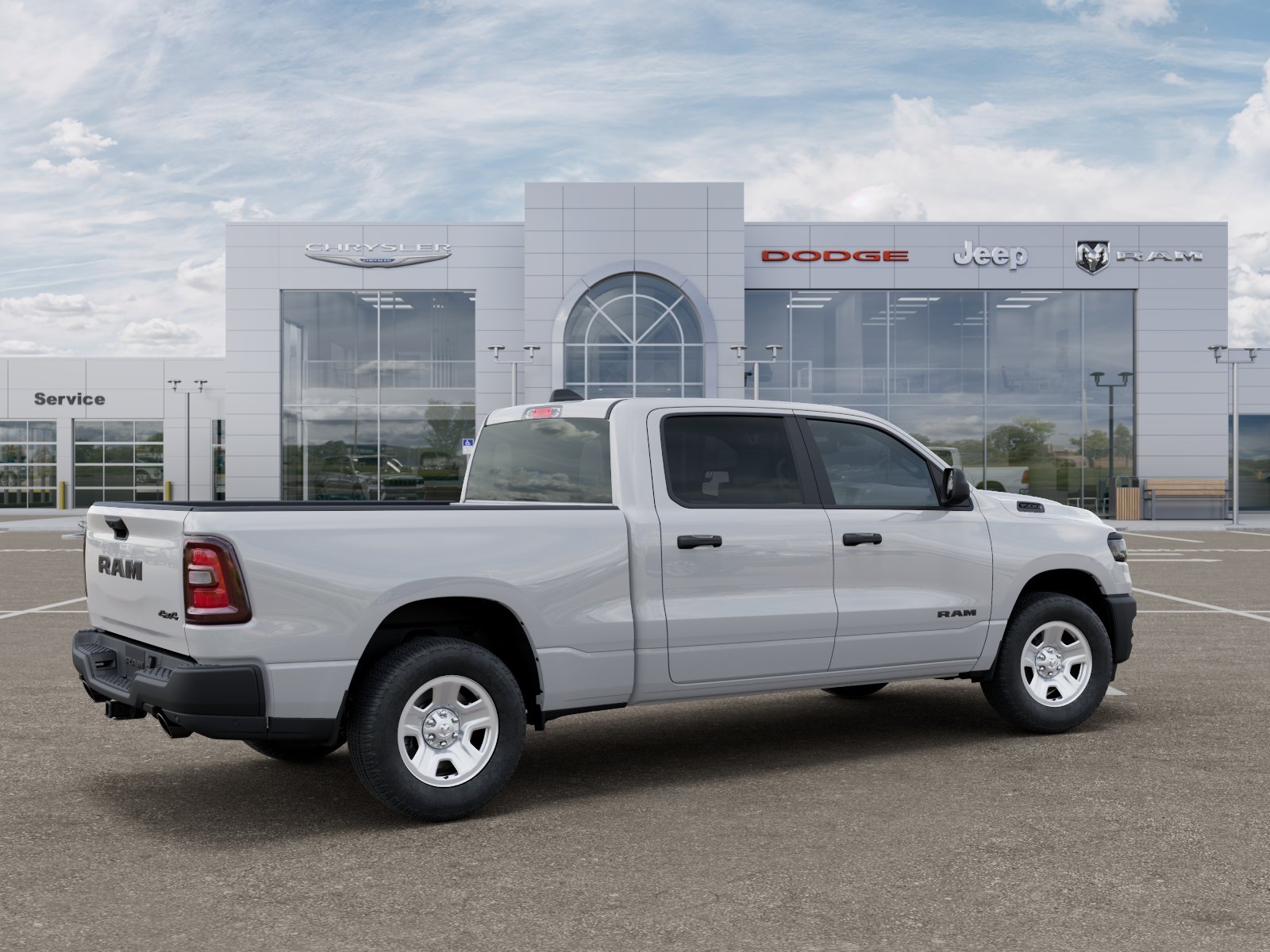 New 2026 Bright White Clear-Coat Exterior Paint RAM Tradesman image 43