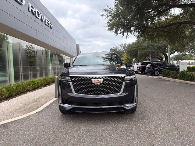 Used 2022 Galactic Gray Metallic Cadillac Premium Luxury image 2