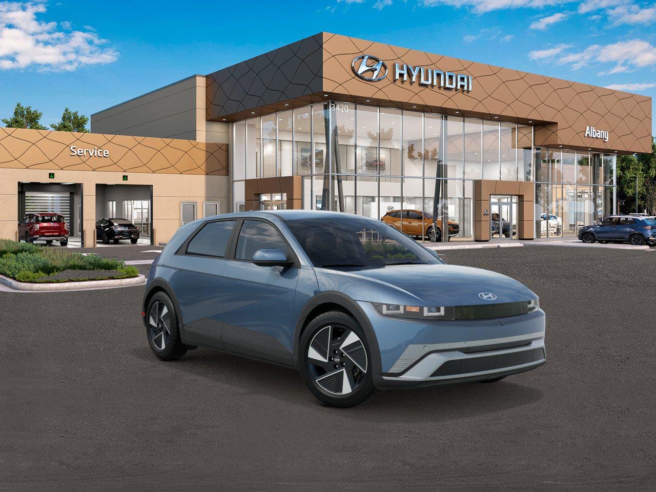 New 2026 Blue Hyundai SEL image 2