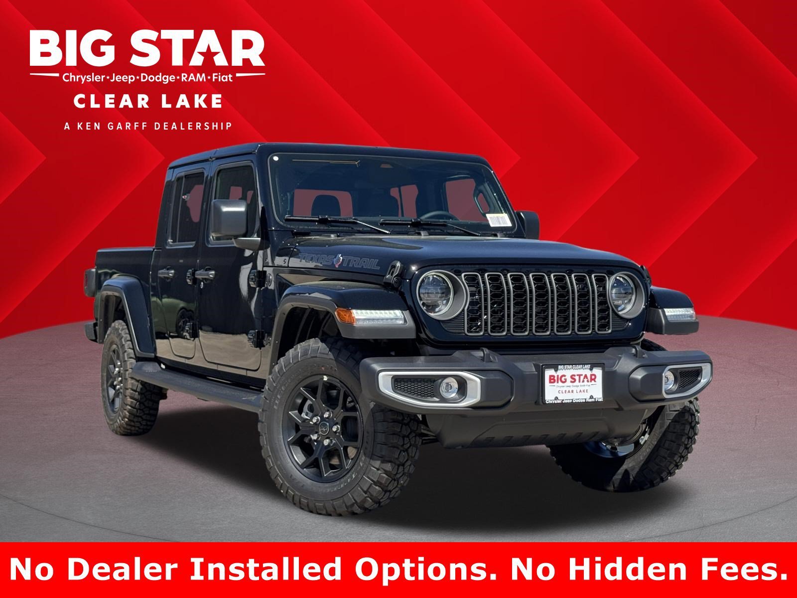 New 2026 Black Clear-Coat Exterior Paint Jeep Texas Trail image 1