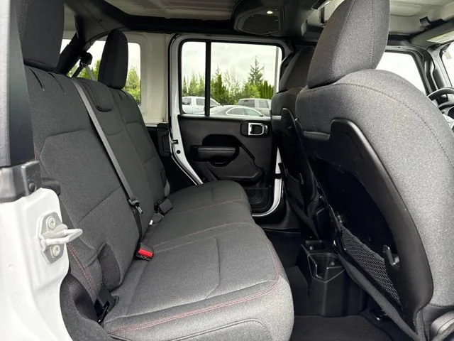 Used 2025 Bright White Clearcoat Jeep Rubicon image 14
