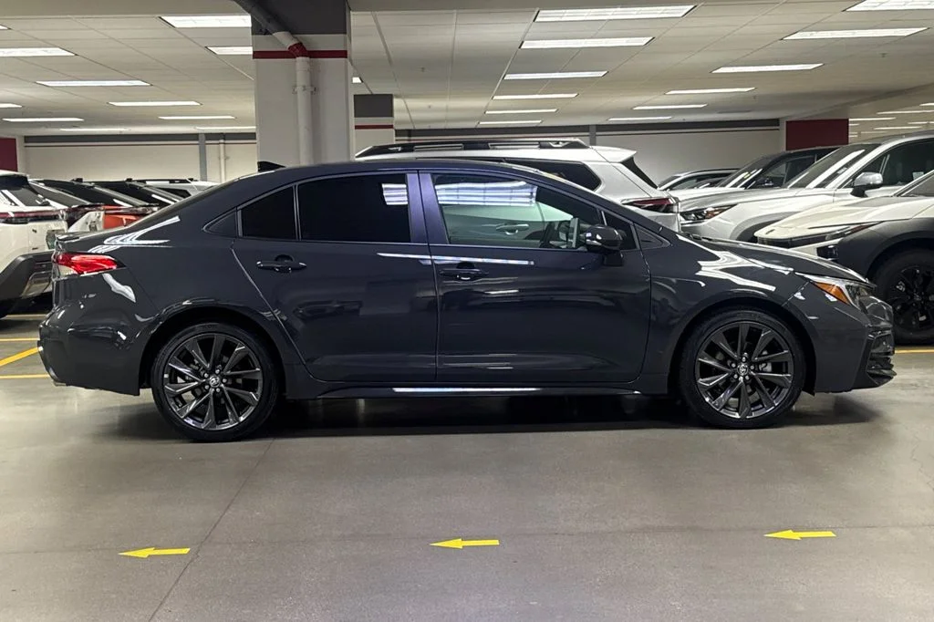 Certified Used 2025 Black Toyota SE image 3