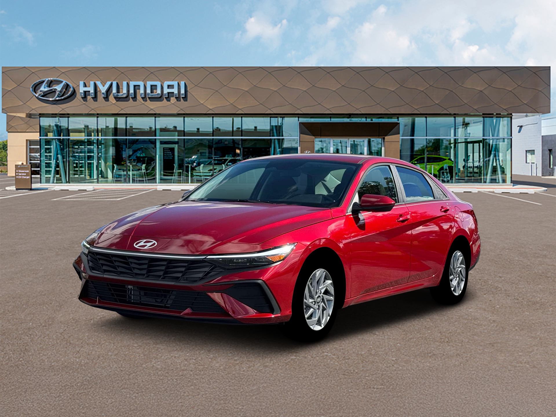 New 2026 Red Hyundai Blue image 1