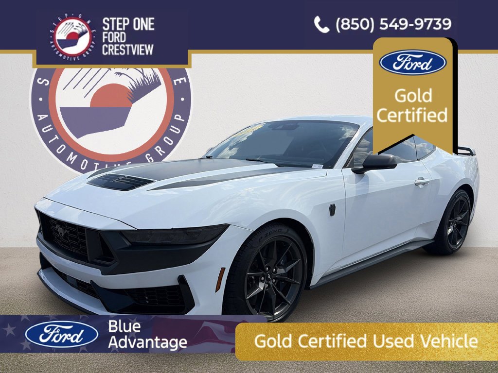 Used 2024 Oxford White Ford Dark Horse image 1