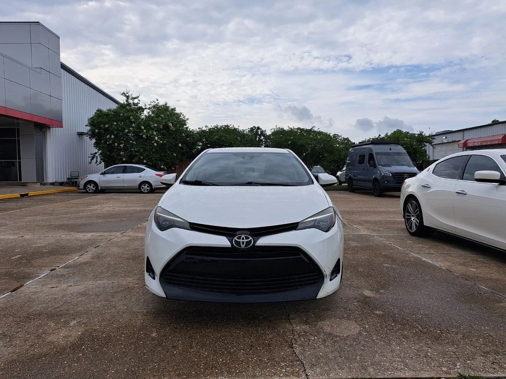 Used 2018 White Toyota LE image 2