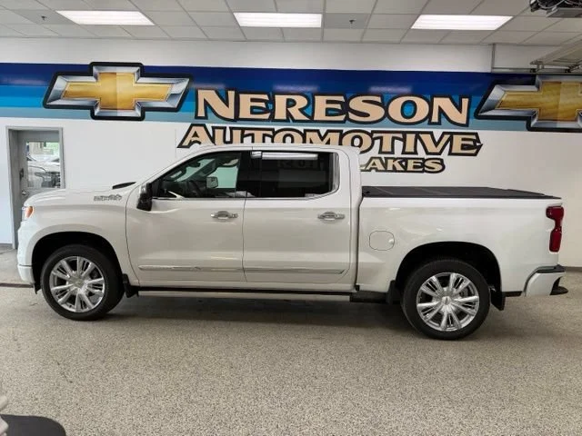Used 2025 Chevrolet Silverado 1500 High Country with VIN 1GCUKJEL0SZ230494 for sale in Detroit Lakes, Minnesota
