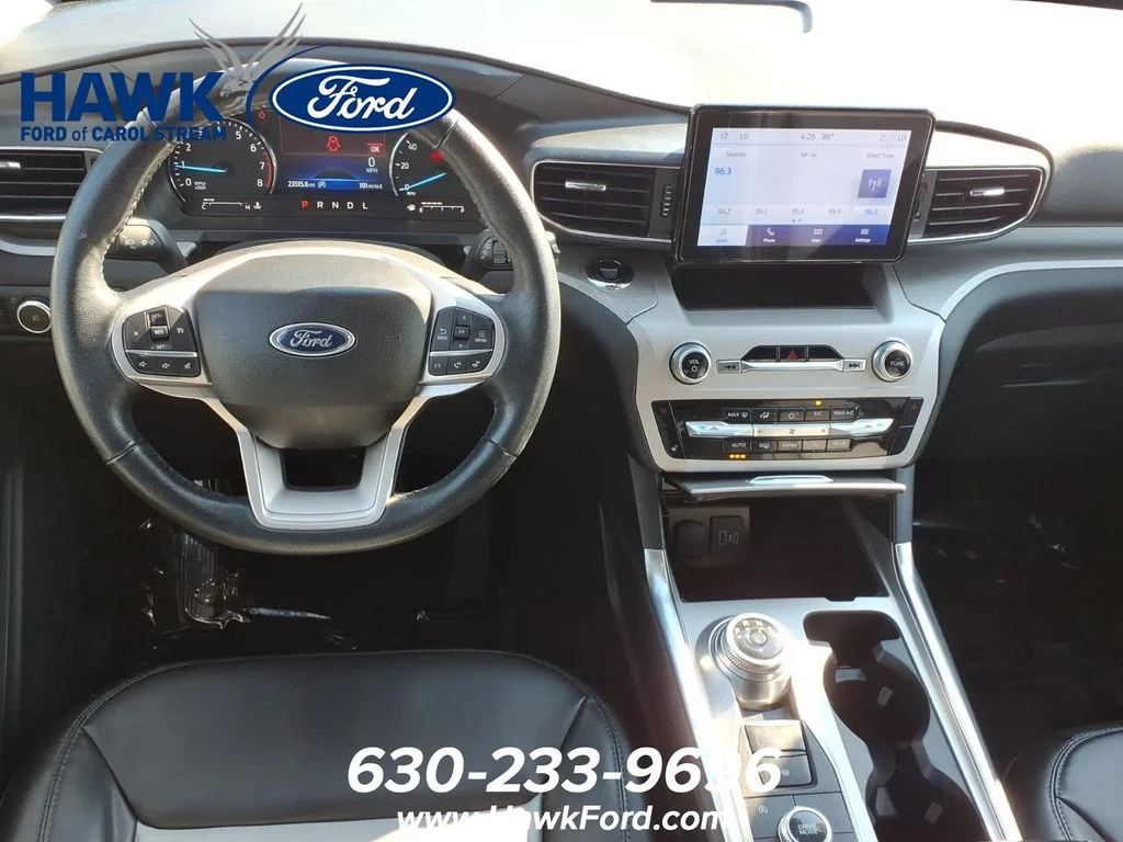 Certified Used 2023 White Metallic Ford XLT image 9