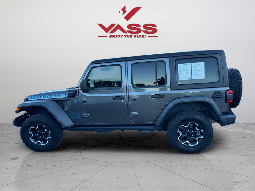 Used 2023 Gray Jeep Rubicon 4xe image 2