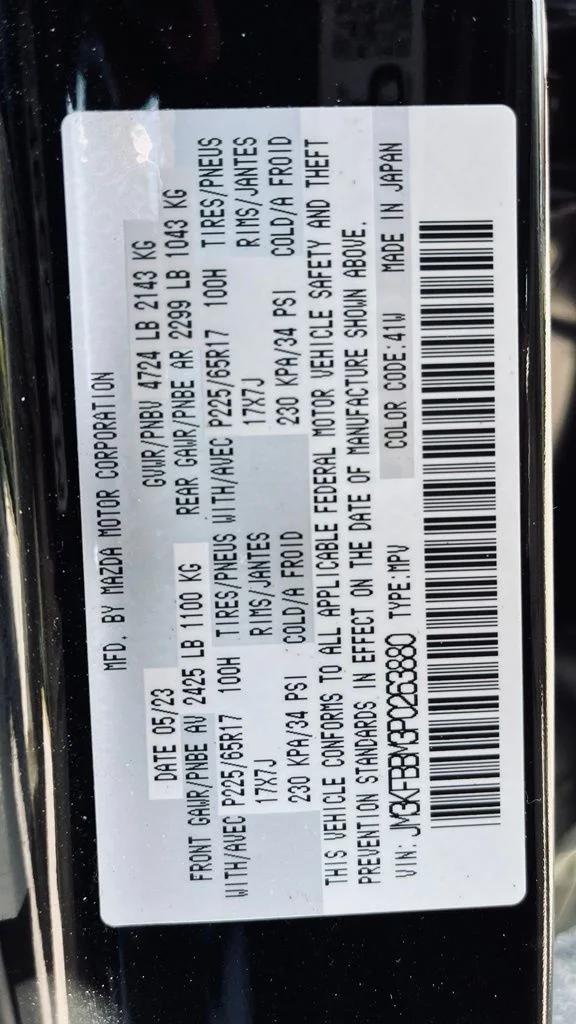 Certified Used 2023 Jet Black Mazda 2.5 S Select Package image 11