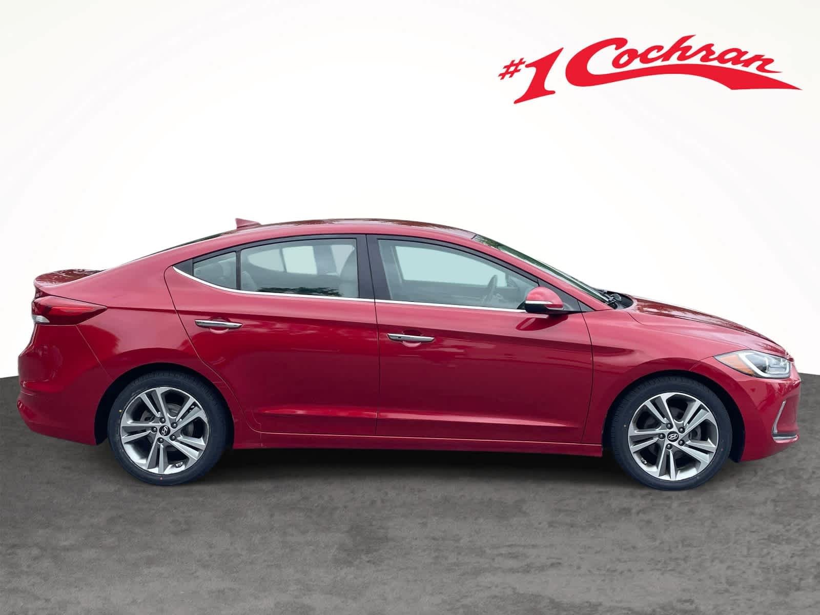Used 2017 Scarlet Red Pearl Hyundai Limited image 6