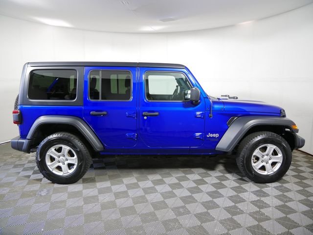 Certified Used 2020 Blue Jeep Unlimited Sport S image 9