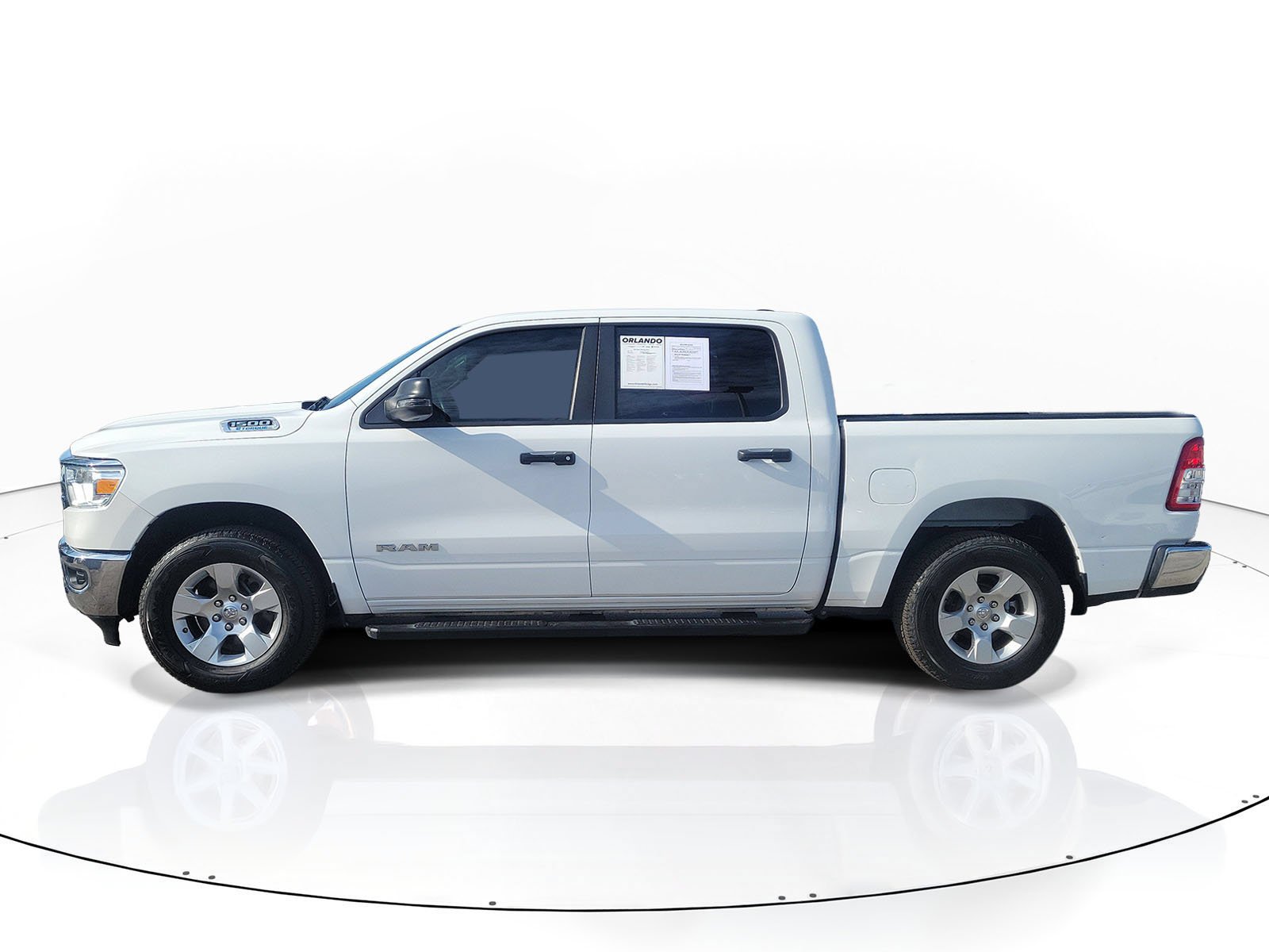 Used 2024 Bright White Clearcoat Ram Big Horn image 3