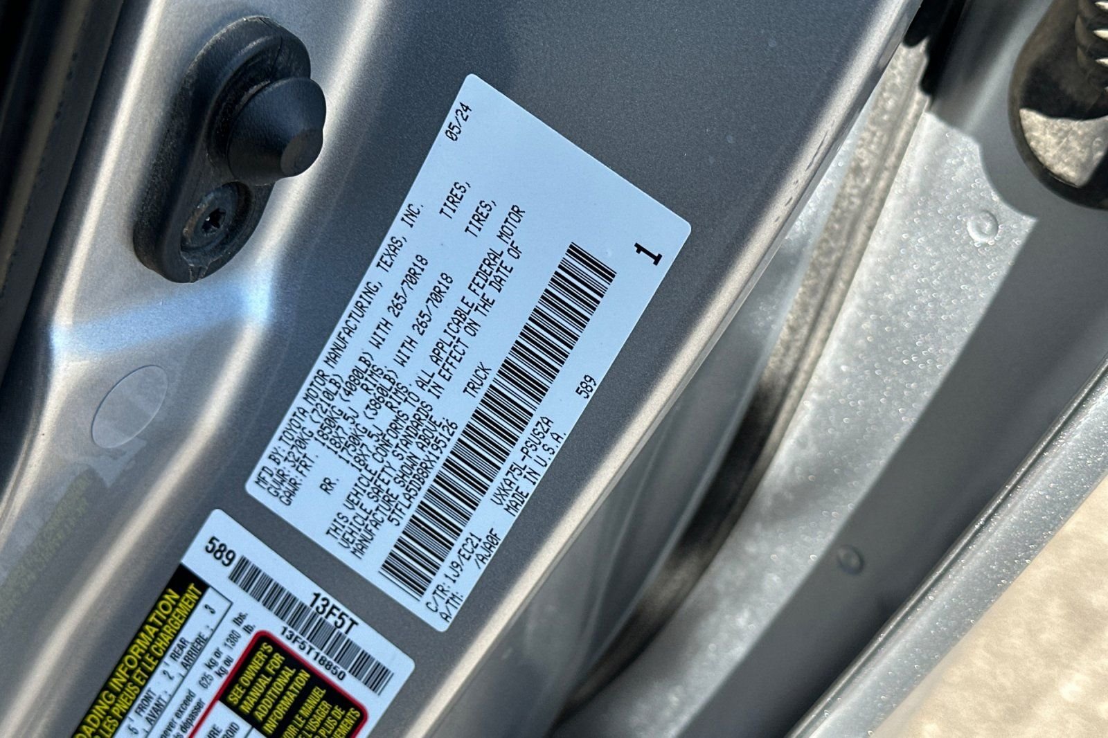 Used 2024 Silver Toyota SR5 image 28