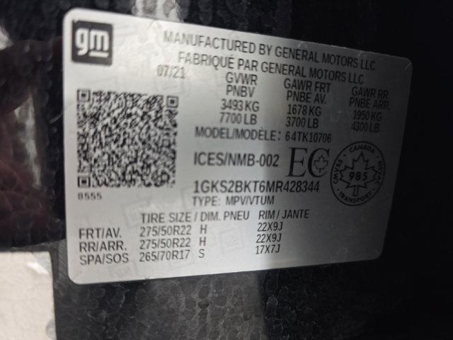 Used 2021 Black GMC SLT image 23