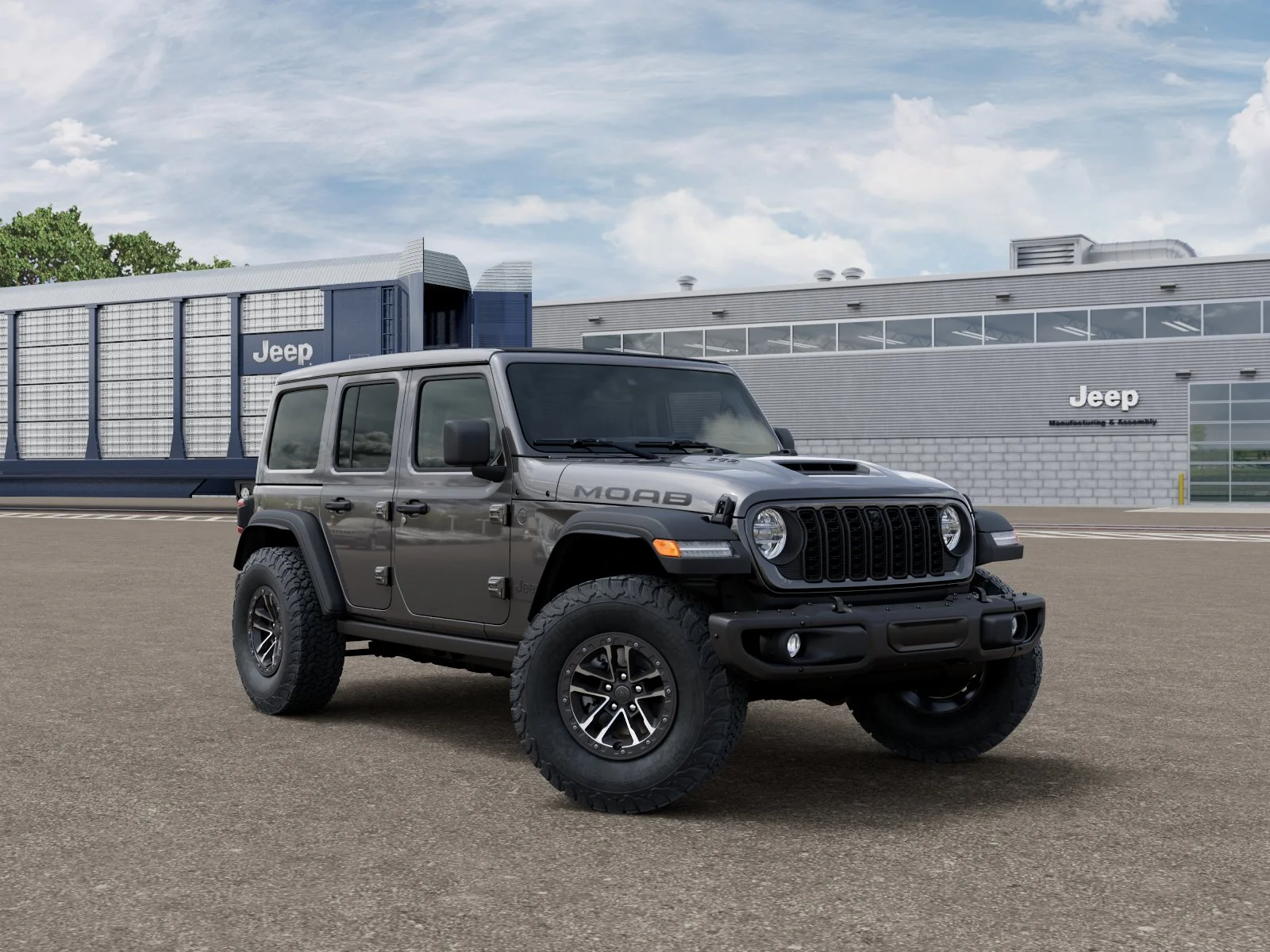 New 2027 Granite Crystal Metallic Clearcoat Jeep Moab 392 image 3