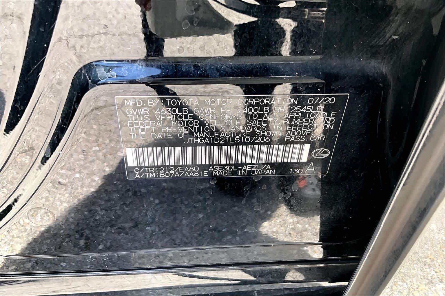 Used 2020 Obsidian Lexus F SPORT image 35