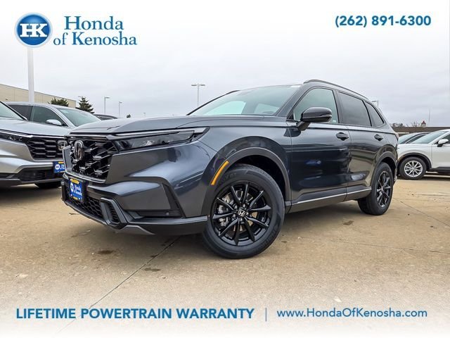 New 2026 Meteorite Gray Metallic Honda AWD Sport-L Hybrid image 1