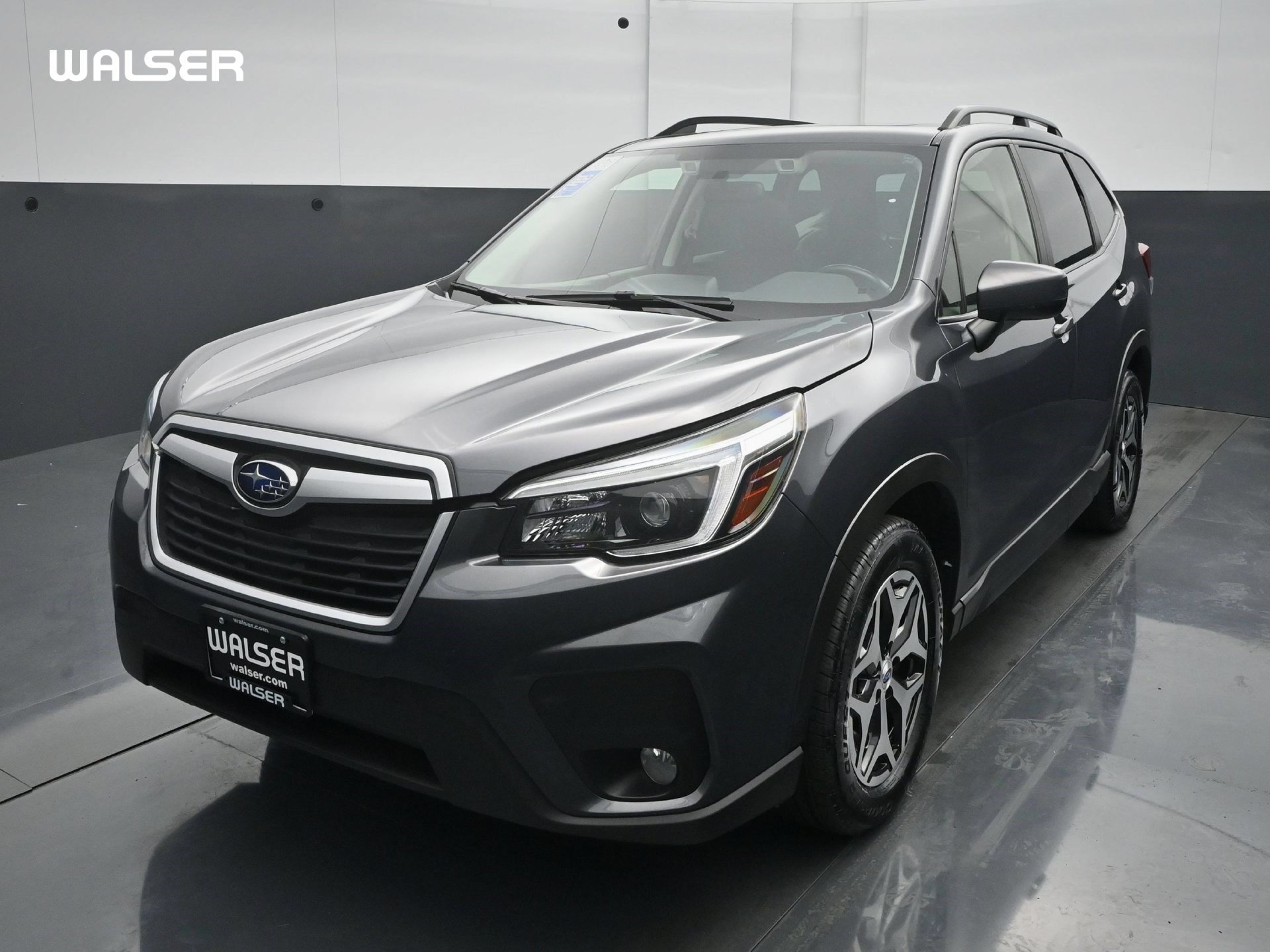 Used 2021 Magnetite Gray Metallic Subaru Premium image 1
