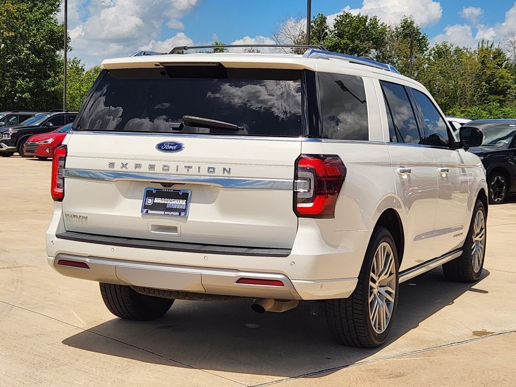 Used 2022 Star White Metallic Tri-Coat Ford Platinum image 9