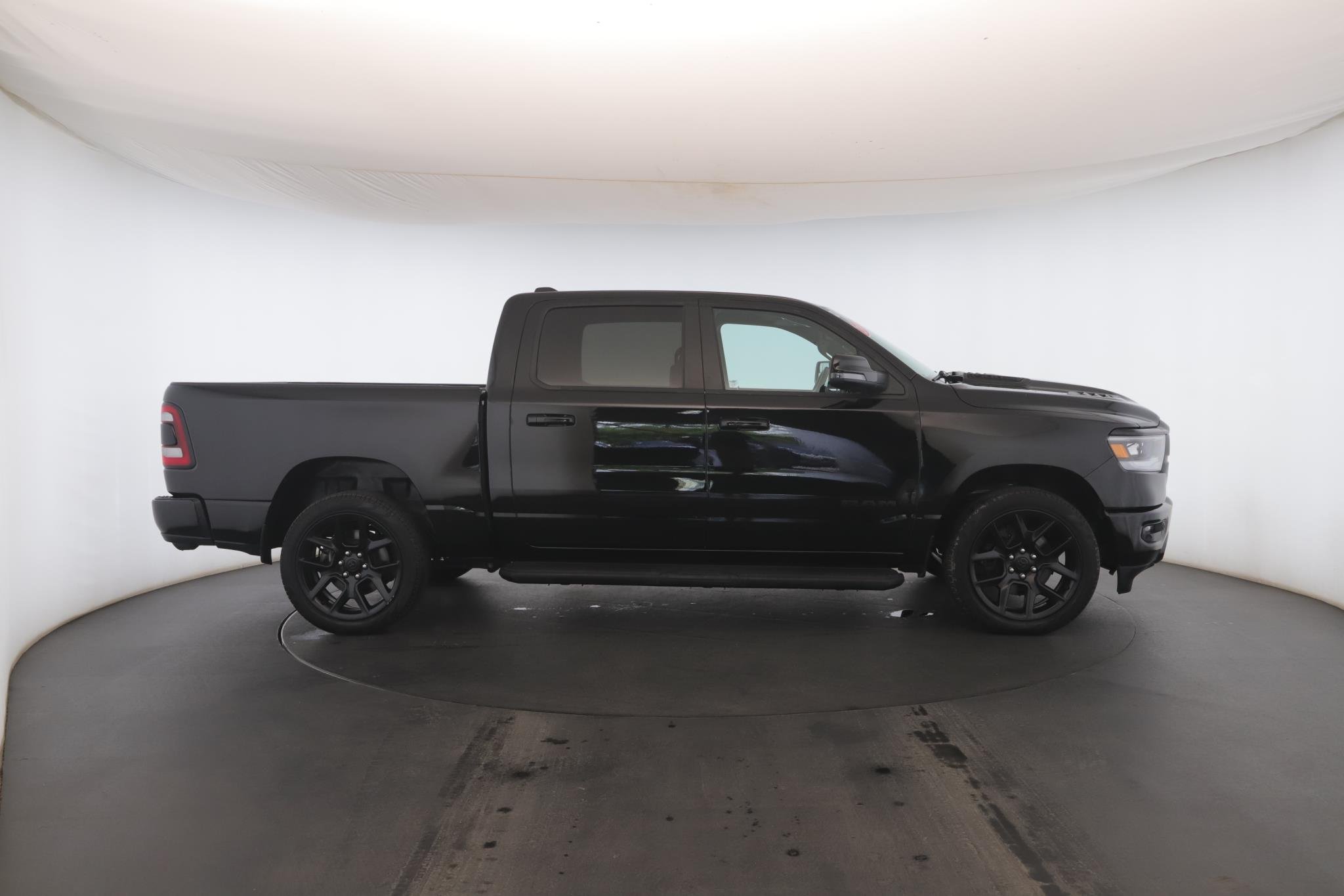 Used 2023 Diamond Black Crystal Pearlcoat Ram Laramie 4x4 Crew Cab 5