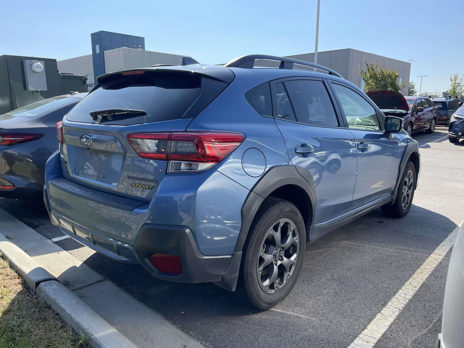 Used 2021 Horizon Blue Pearl Subaru Sport image 4