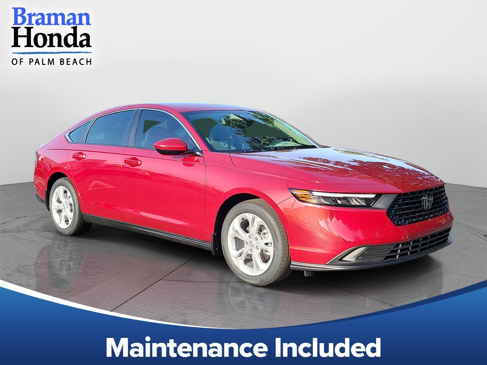 New 2026 Radiant Red Metallic Honda LX image 1