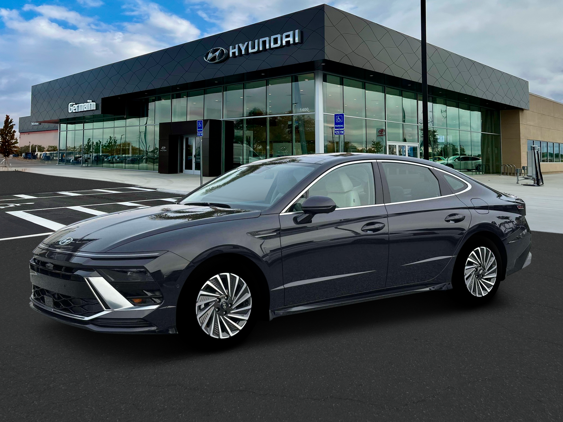 New 2026 Carbon Blue Hyundai Limited image 2