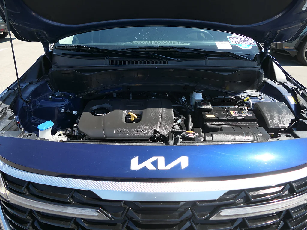 Used 2024 Dark Ocean Blue/Clear White Roof Kia S image 27