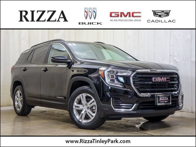 Certified Used 2023 EBONY TWILIGHT METALLIC GMC SLE image 1