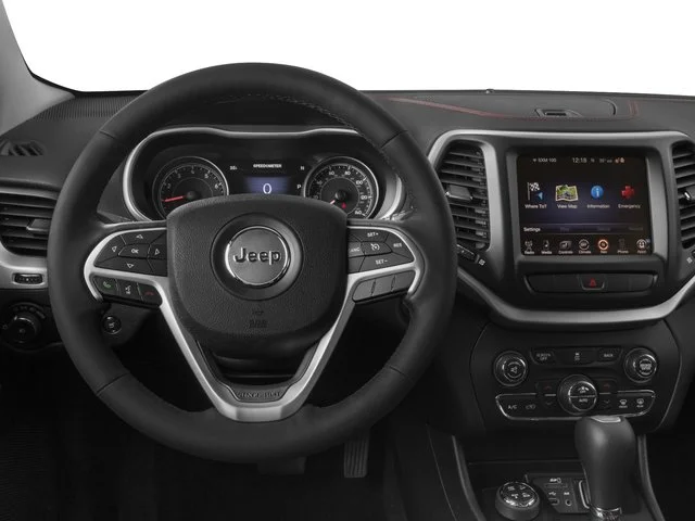 Used 2016 Deep Cherry Red Crystal Pearlcoat Jeep Trailhawk image 9