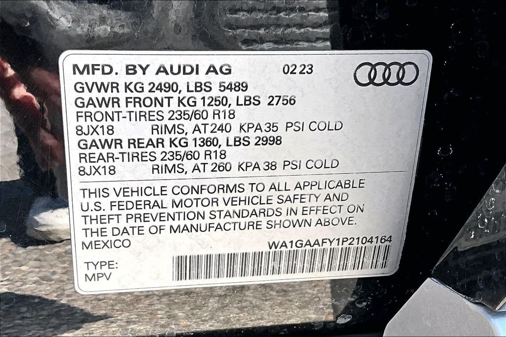 Used 2023 Black Audi 45 S line Premium image 35