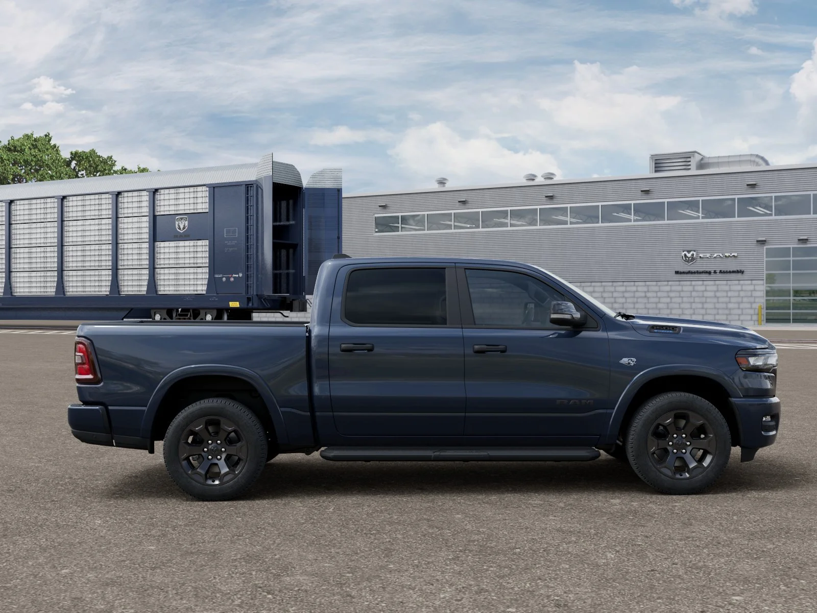 New 2026 Forged Blue Metallic Exterior Paint RAM BIG HORN image 12