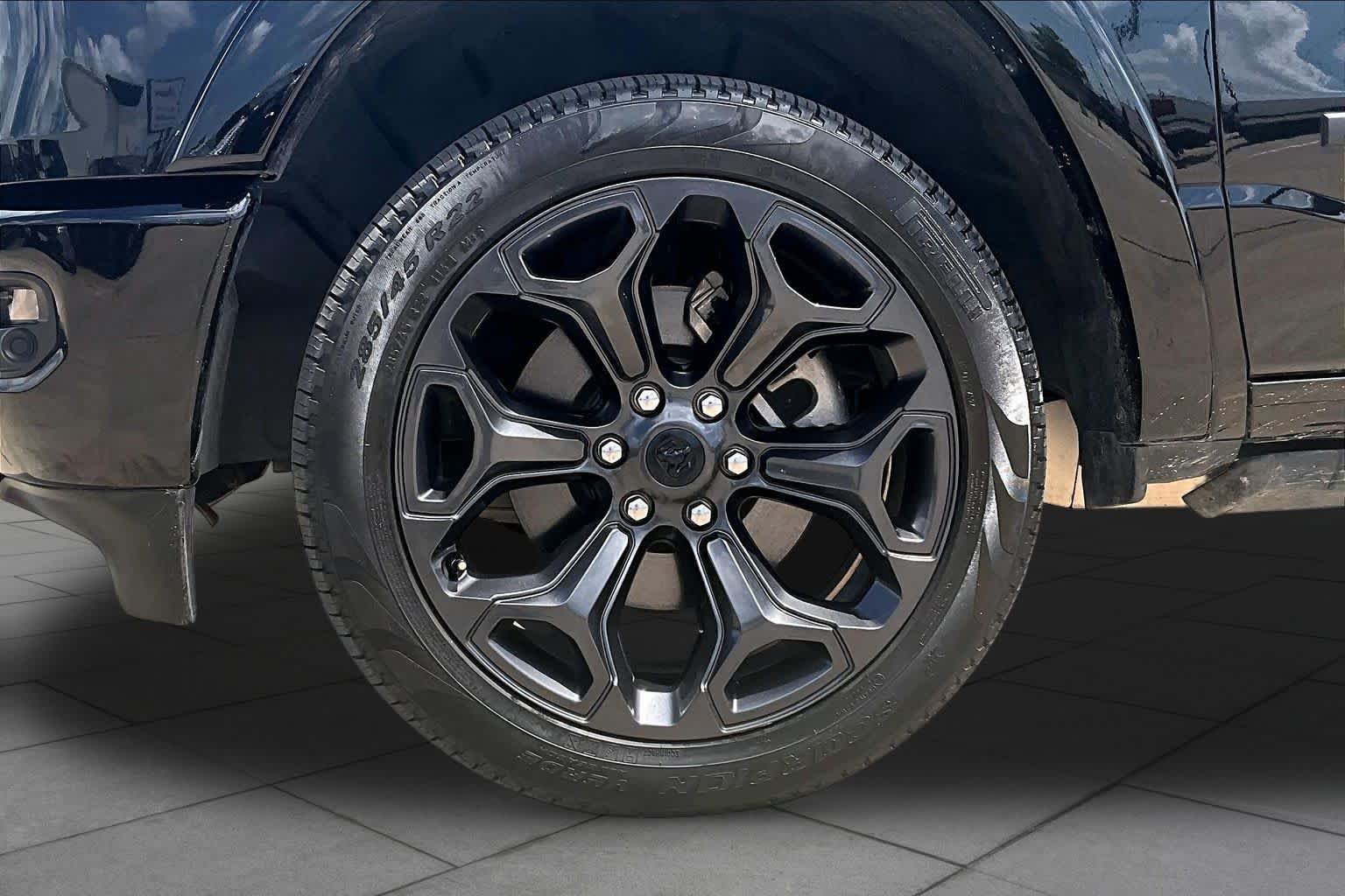 Used 2023 Diamond Black Crystal Pearlcoat Ram Limited image 11