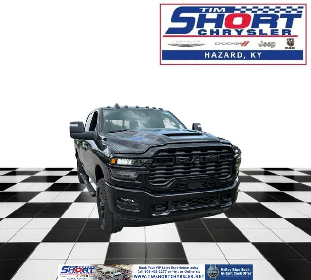 New 2026 Diamond Black Crystal Pearlcoat RAM Tradesman image 1
