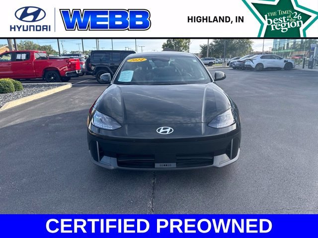 Certified 2024 Hyundai IONIQ 6 SE with VIN KMHM24AA7RA070558 for sale in Highland, IN