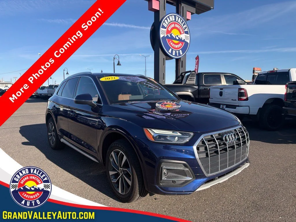 Used 2021 Blue Audi 45 Premium Plus image 1